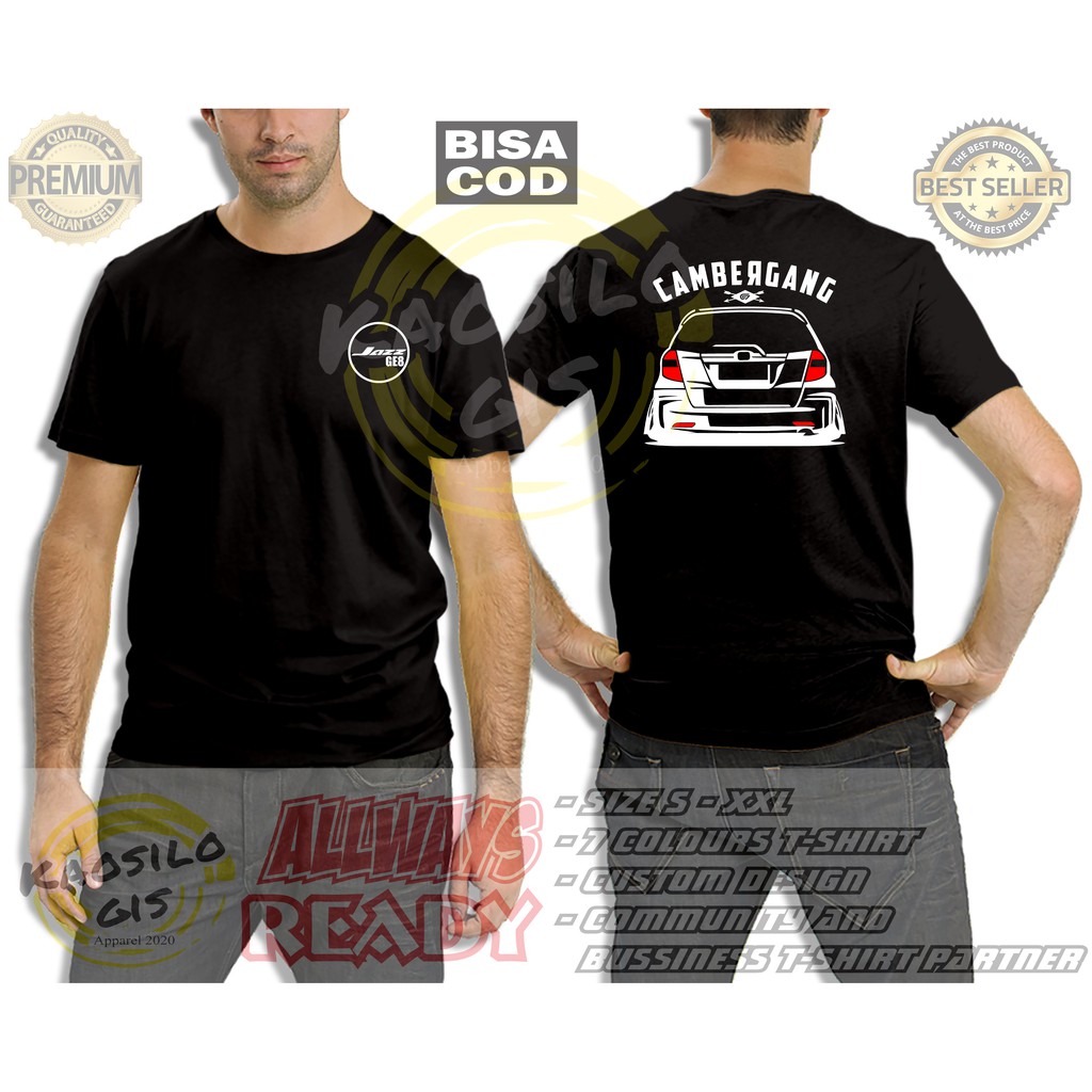 เสื้อยืดรถยนต์ Honda JAZZ Ge8 CAMBERGANG - Kaosilogis