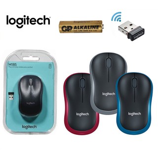 Logitech เมาส์ไร้สาย Wireless Mouse รุ่น M185