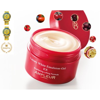 ✈ AMPLEUR Luxury White Emulsion-Gel EX ขนาด 50 กรัม สวยครบ ในจบเดียว เห็นผลตั้งแต่ครั้งแรกที่ใช้