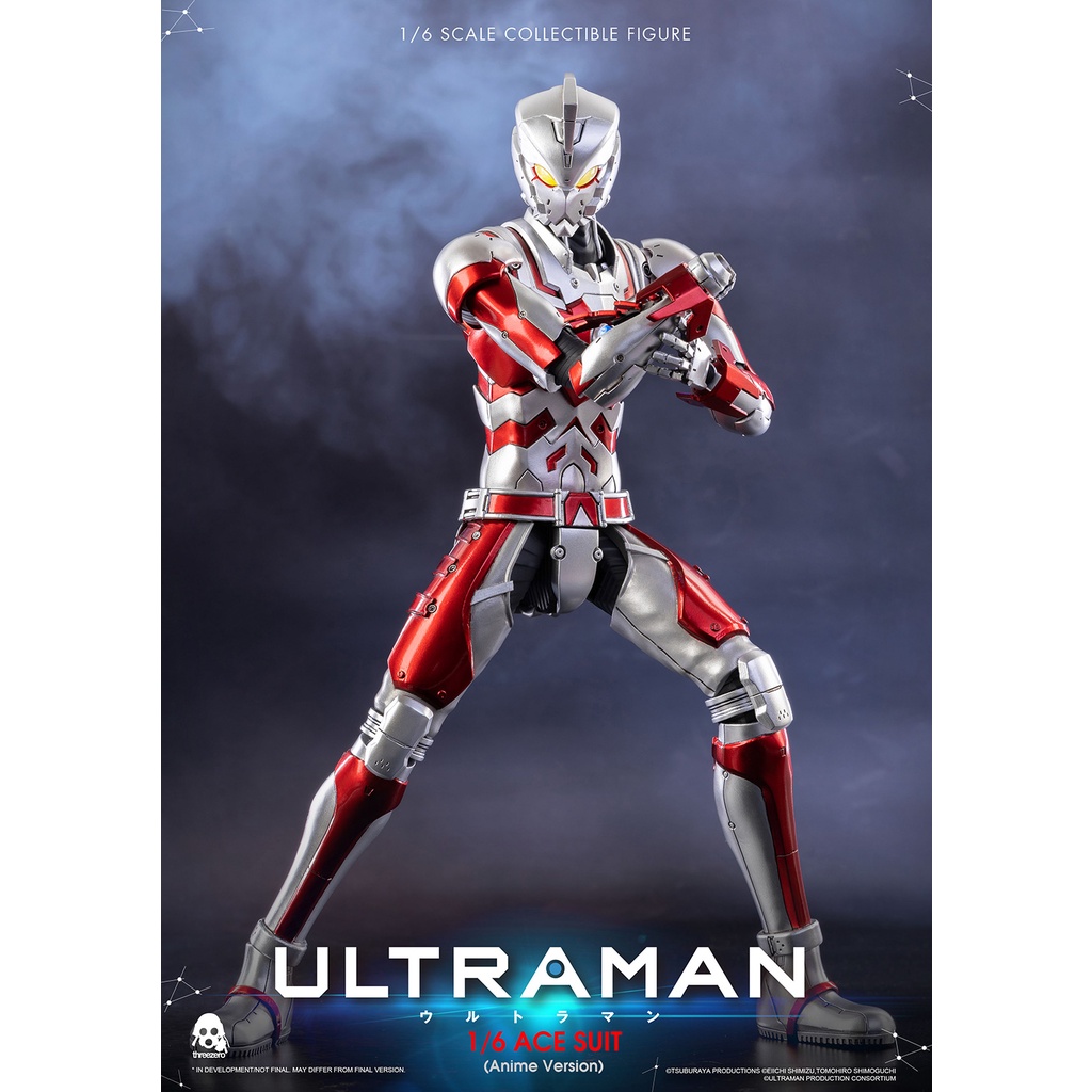 🕊️พร้อมส่ง ฟิกเกอร์ โมเดล ของสะสม threezero 3Z0131 1/6 Ultraman Ace Suit (Anime Version)