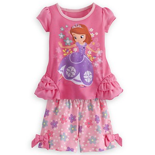 🇺🇸 ของแท้ Disney USA - [Size 7/8] [SALE] H1121 ชุดนอนเด็ก Sofia Sleep Set for Girls