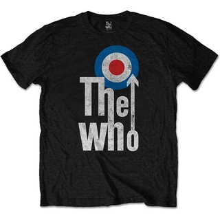 เสื้อยืดผ้าฝ้าย คอกลม พิมพ์ลายโลโก้ The Who เป้ายกสูง ของขวัญวันเกิด สําหรับผู้ชาย xs-3xl 1สามารถปรับแต่งได้