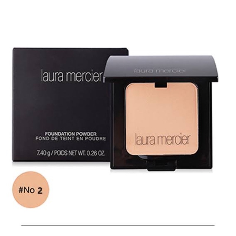 (ของแท้!) Laura Mercier Foundation Powder NO.2 7.4g เนื้อแป้งผสมผสานกับรองพื้นอย่างลงตัว •เบอร์ 2 สำ