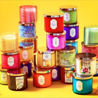 เทียนหอมใหญ่สุดBATH AND BODY WORKS WHITE BARN 3 WICK CANDLE มี 15 กลิ่นหอมให้เลือกตามชอบ ขนาด 411 g. ห้องหอมสร้างความสุข