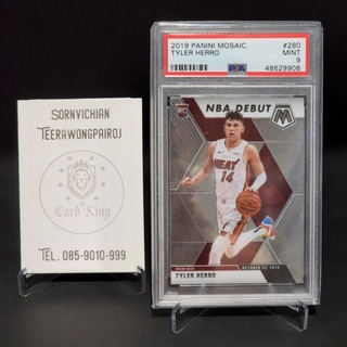 การ์ด​เกรด​ Tyler Herro RC Mosaic PSA9