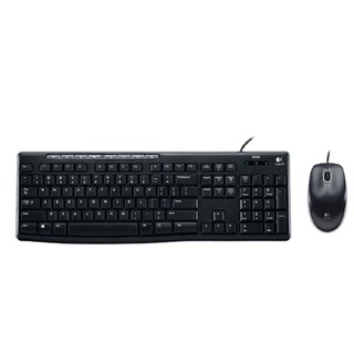 KEYBOARD &amp; MOUSE  LOGITECH MK200 MEDIA (BLACK) (รับประกัน3ปี)