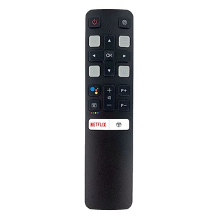 ใหม่ รีโมตคอนโทรล RC802V FUR6 Google Assistant สําหรับ TCL TV 40S6800 49S6500 55EP680 แทนที่ RC802V FMR1