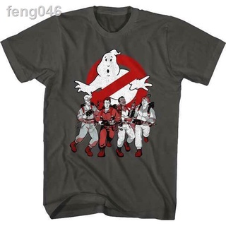 ✌Ghostbusters Guys โลโก้ภาพยนตร์ลิขสิทธิ์ใหม่ Rgb562 Mensshirtneck Short Sleeve Top Casual Loose Fashion Print