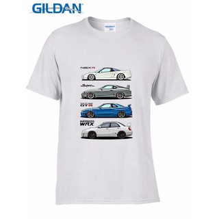 เสื้อยืดผ้าฝ้าย 100% สไตล์ญี่ปุ่น nsx - r gt - r skyline แฟชั่นสําหรับผู้ชาย