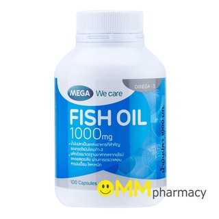 MEGA We Care Fish Oil 1000 mg.