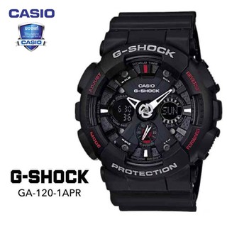 นาฬิกาข้อมือผู้ชายCasio G-Shock สายเรซิ่น รุ่น GA-120-1A สีดำ รับประกันห1ปี