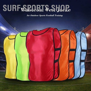 Surf เสื้อแจ็คเก็ตเสื้อกั๊กสําหรับฝึกซ้อมฟุตบอล 5 สี