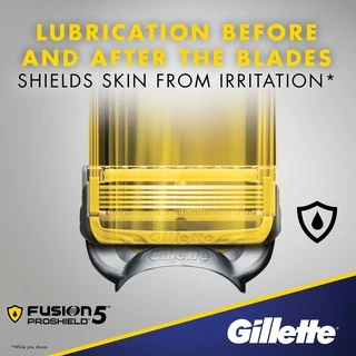 ยิลเลตต์ ฟิวชั่น โปรชิลด์ ใบมีดโกน แพ็ค 4 ชิ้น Gillette Fusion Proshield Blade 4 Cartridges Refills
