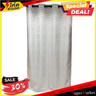 ผ้าม่าน EYELET HOME L&amp;S MARINI 140x160 ซม. สีฟ้า ผ้าม่านหน้าต่าง EYELET CURTAIN HOME L&amp;S MARINI 140X160CM CYAN