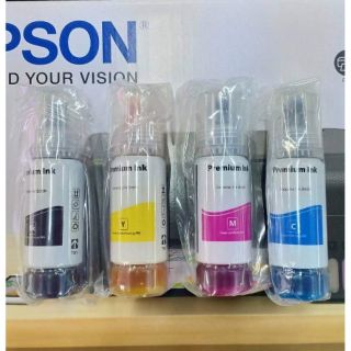 หมึกเติม epson 003 หมึกพิมพ์เทียบสำหรับปริ้นเตอร์ L1110,L3100,L3101,L3110,L3150,L5190) 4สี BK C M Y ของเทียบ