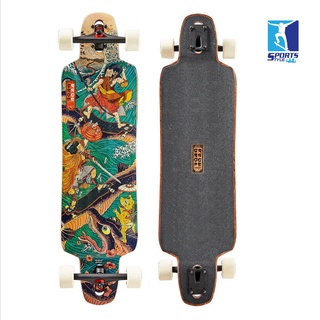 OXELO ลองบอร์ดรุ่น Free 520 (พิมพ์ลาย Japan) l Longboard Free 520 Japan