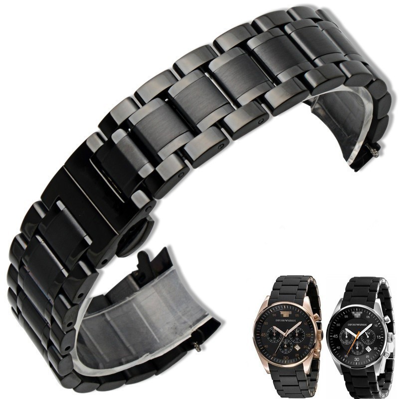 Armani Ar5905 5858 5859 5889 5921 นาฬิกาข้อมือสายสแตนเลสแฟชั่นผู้ชาย ...