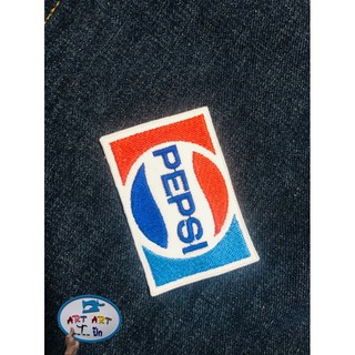 อาร์มติดเสื้อ  PEPSI แบบเย็บ / แบบตีนตุ๊กแก สิ้นค้าพร้อมส่ง!