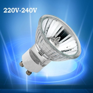 หลอดฮาโลเจนหรี่แสงได้ Gu10 25/35/50W 220-240V ไฟสปอตไลท์โคมไฟประหยัดพลังงาน