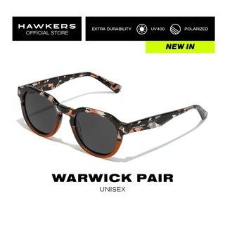 HAWKERS POLARIZED Salamander Dark WARWICK PAIR แว่นกันแดด เหมาะสำหรับผู้ชาย และผู้หญิง สามารถป้องกันรังสี UV400 สินค้าดีไซน์ออกแบบจากประเทศสเปน. Sunglasses for Men and Women, unisex. HWPA22CGXP