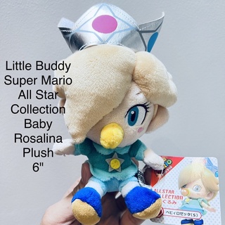 ตุ๊กตา เจ้าหญิง ใน ซุปเปอร์มารีโอ้ Little Buddy Super Mario All Star Collection Baby Rosalina Plush 6" ป้ายห้อย ขนนุ่ม