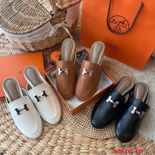 รองเท้า Hermes  Szie 36-40 งานสวยหนังดี