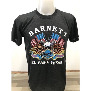 เสื้อยืดท็อปดำ-ท็อปดราย ลาย นก BARNETT วินเทจสุดฮิต