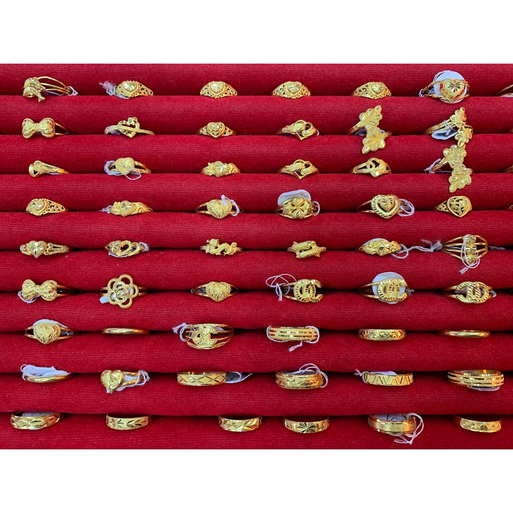 [ถูกที่สุด] TTH GOLD แหวนครึ่งสลึง ทองแท้ 96.5% นน. 1.89 กรัม แหวนทอง  พร้อมใบรับประกัน ขายได้จำนำได้