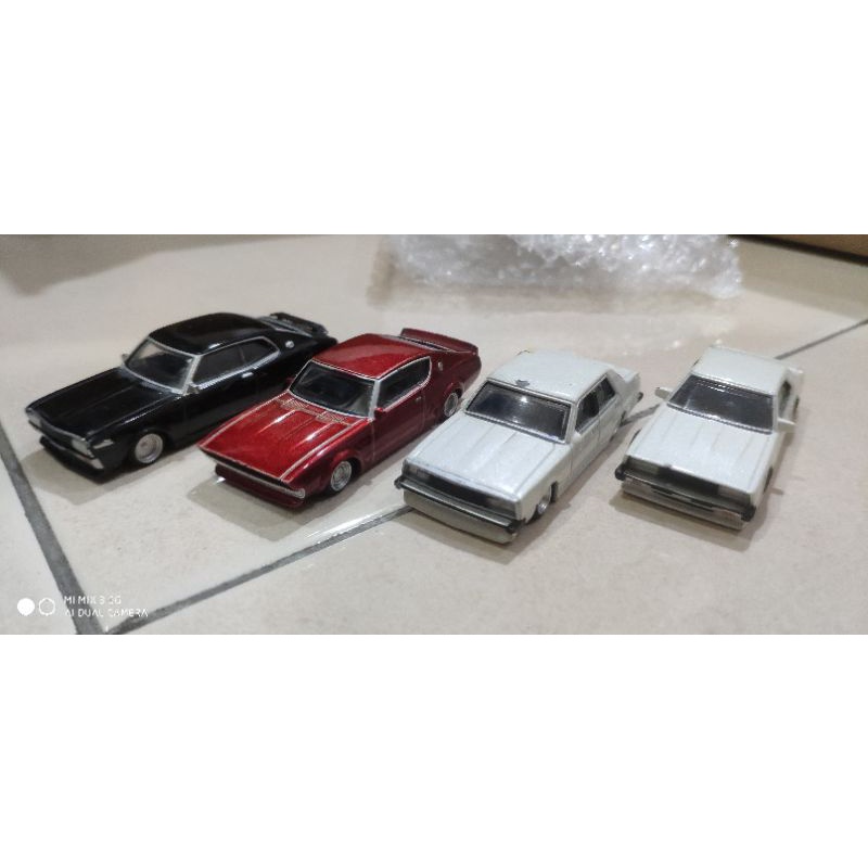 Aoshima 1/64 nissan skyline gtr kenmeri toyota ae86 sprinter trueno