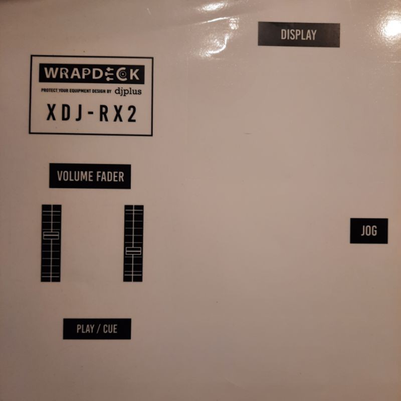 ฟิลม์กันรอย XDJ-RX2 ปกป้องรอย