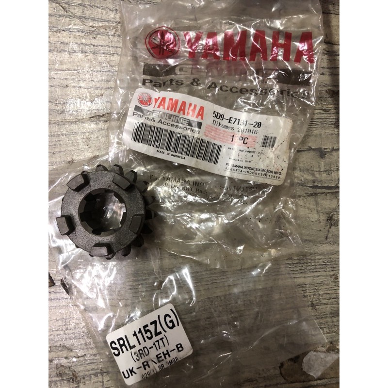 YAMAHA SRL115Z GEAR 3RD-17T
