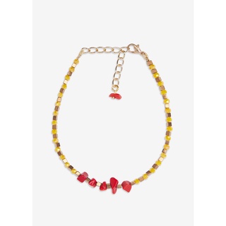 Absolute siam - Red Jasper &amp; Yellow Crystal Beaded Bracelet - Revival (The wonder room)