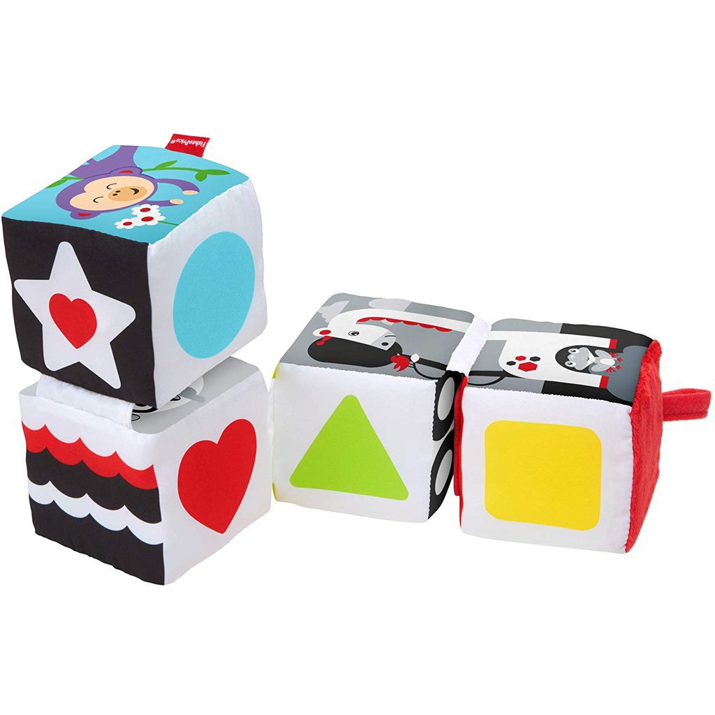 Fisher-Price Fun to Flip Soft Blocks Multi-Colour บล๊อกตัวต่อ ผ้า ...
