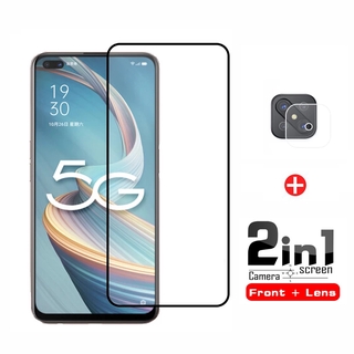 ฟิล์ม​กระจกนิรภัย กันรอยหน้าจอและเลนส์กล้อง สำหรับ OPPO Reno4Z 5G Reno 4Z 4 3 Pro 2F 2 10X Zoom