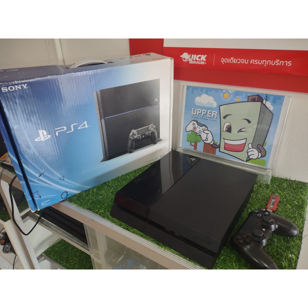 PS4 FAT 500G บอด 1106 มือ 2 สายมืด มีเกมในเครื่อง 12 เกม