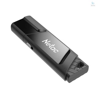 [BETTER] Netac U336 แฟลชไดรฟ์ USB3.0 128GB ความเร็วสูง แบบพกพา สีดํา