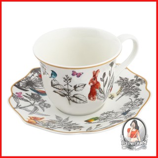 แก้วน้ำ อุปกรณ์บนโต๊ะอาหาร ชุดถ้วยกาแฟ ROYAL FINE CHINA WONDERLAND ขนาด 250 มล. 
 ผลิตมาจากเซรามิกประเภทไฟน์ไชน่าที่มีคุ