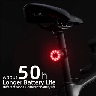 【TH Delivery】ROCKBROS ไฟท้ายจักรยาน LED ชาร์จ USB หลายสี