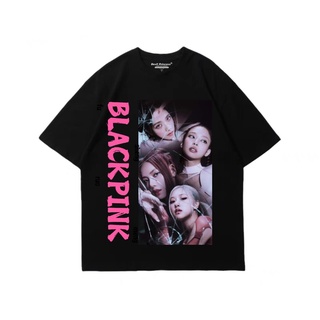 TSHIRTฝ้ายHOT ☫◇BLACKPINK PINK VENOM T-Shirt ใส่ได้ทั้งหญิง ชาย เสื้อยืด ผู้ชาย ผู้หญิง T Shirts แขนสั้น เสื้