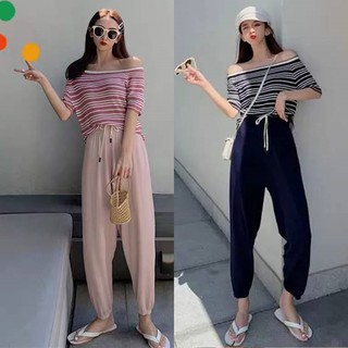 เสื้อลายริ้วและกางเกง
