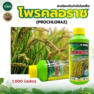 (1000 มล.) โพรคลอราช 1 ลิตร โพรคลอราซ 45 % Ew สารป้องกันเชื้อราในผักผลไม้ โรคแอนแทรคโนสในหอม ก้านช่อดำ กุ้งแห้งพริก