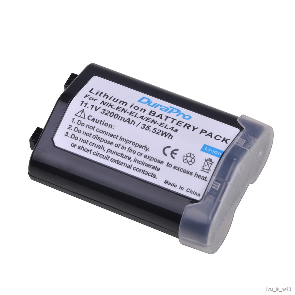 Batterie d'appareil photo 4000mAh EN-EL4 EL4A pour Nikon D2H D2Hs D2X