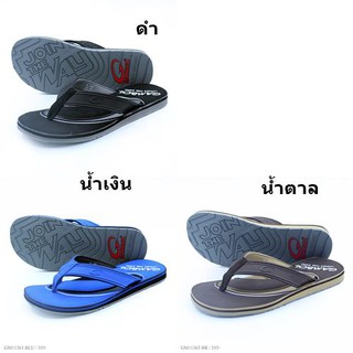 GAMBOL รองเท้าแตะ รุ่น GM11363 สี ดำ น้ำเงิน น้ำตาล