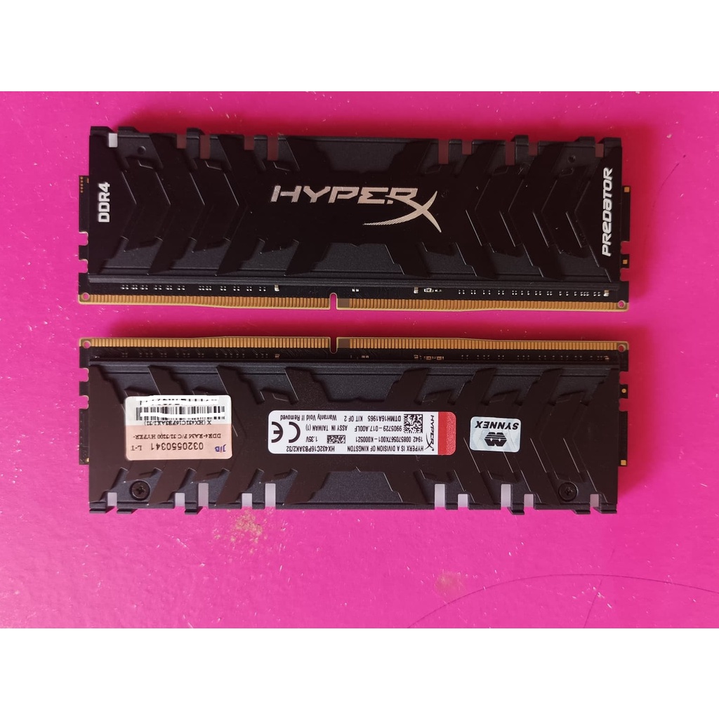 DDR4-RAM PC 16/3200 KINGSTON HYPER-X PREDATOR RGB (HX432C16PB3AK2/16)
