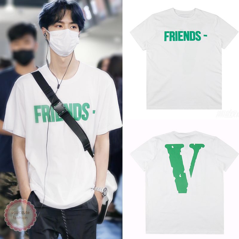 พร้อมส่ง​ เสื้อยืดแบบ cool guy หวังอี้ป๋อใส่