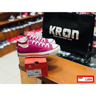 ร้านกร รังสิต ลิขสิทธิ์แท้ 100% รองเท้าผ้าใบ Converse Chuck Taylor First String 1970’ Ox Pink