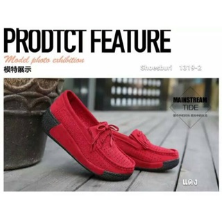 Loafer perforate shoes พร้อมส่ง!