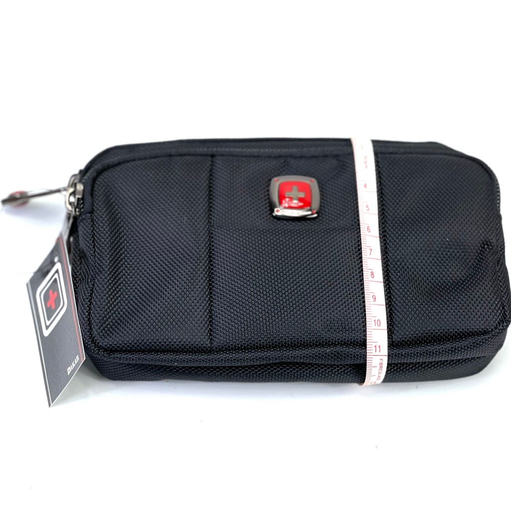 Chinatown Leather กระเป๋ามือถือผ้าDakarแนวนอน iPhone พลัส2เครื่อง