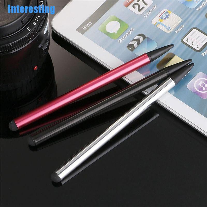 ปากกาทัชสกรีน สไตลัส 2 iปากกาทัชสกรีน สไตลัส 2 in 1 สําหรับ iphone ipad samsung แท็บเล็ต โทรศัพท์มือถือ pc