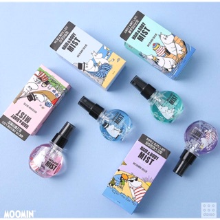 MOOMIN, hair &amp; body MIST สเปรย์น้ำหอม(Pink)